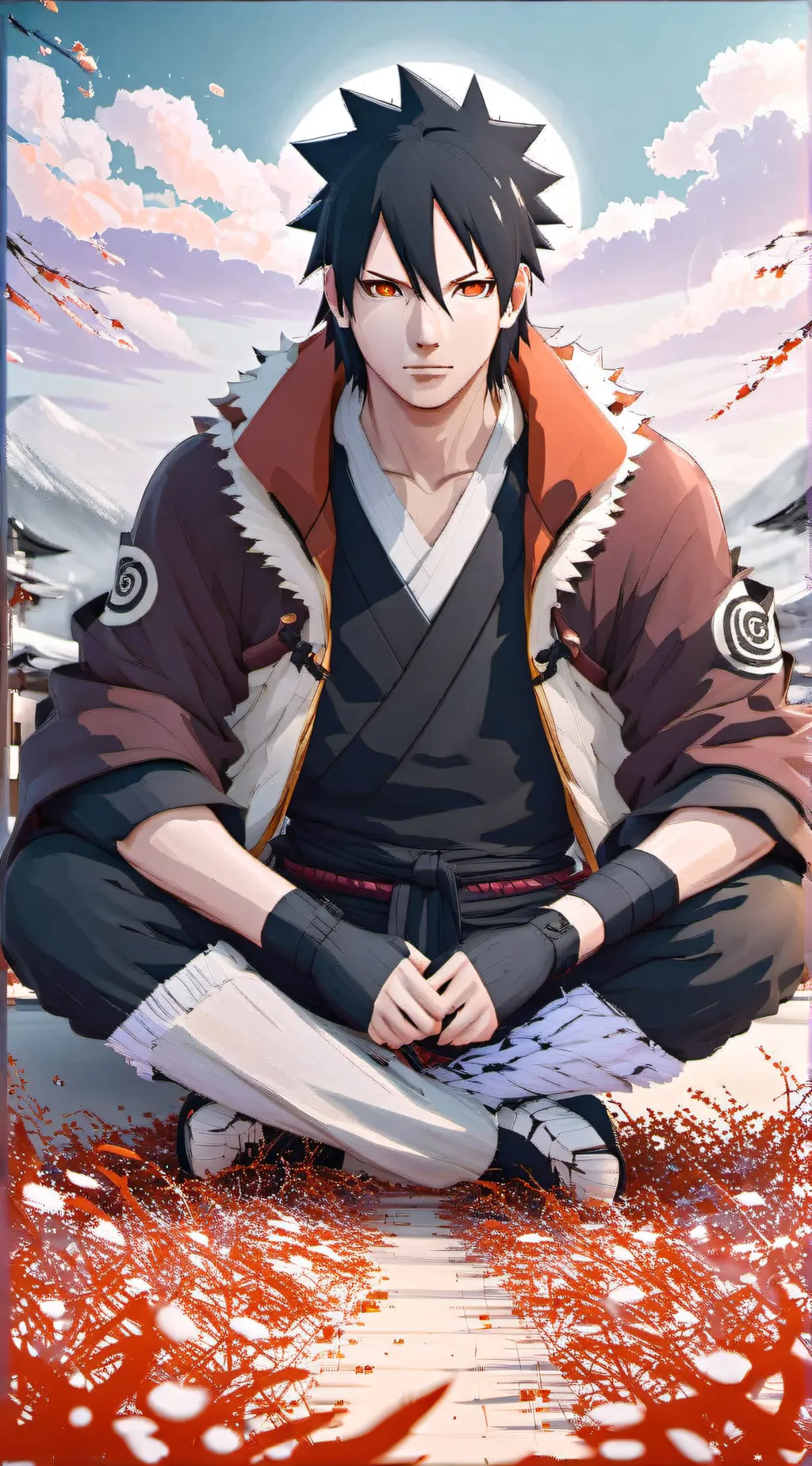 ai character: sauske  background