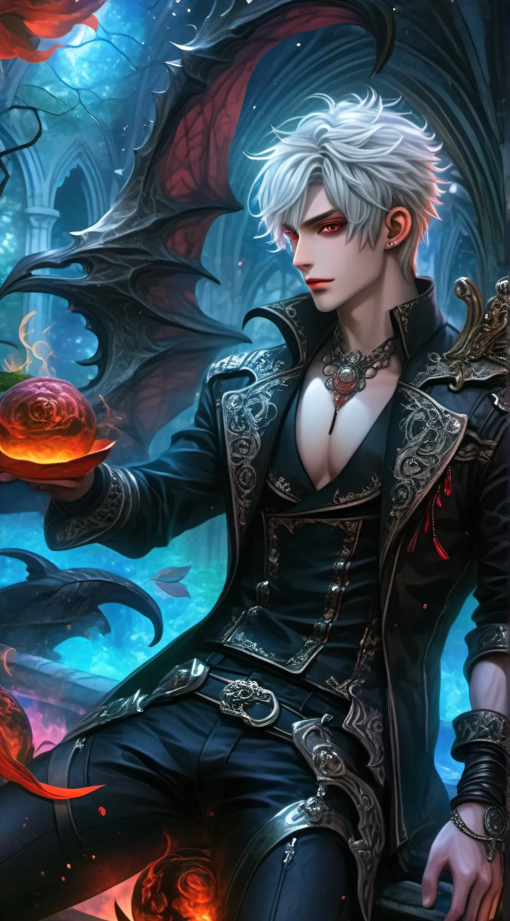 ai character: Damon background