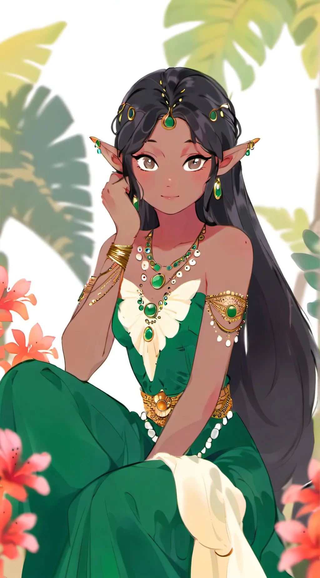 ai character: Luna background