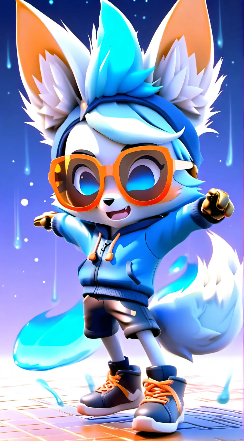 ai character: foxy background