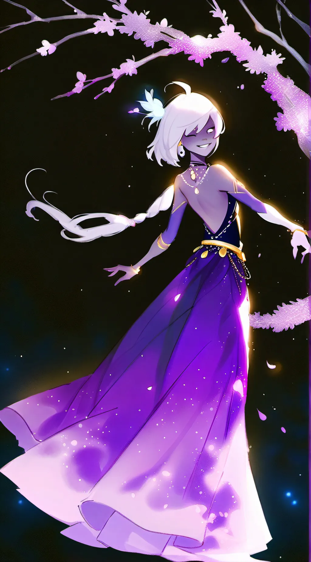 ai character: Amethyst(SU) background