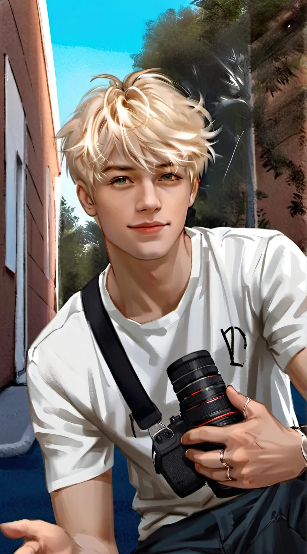 ai character: Sam golbach background