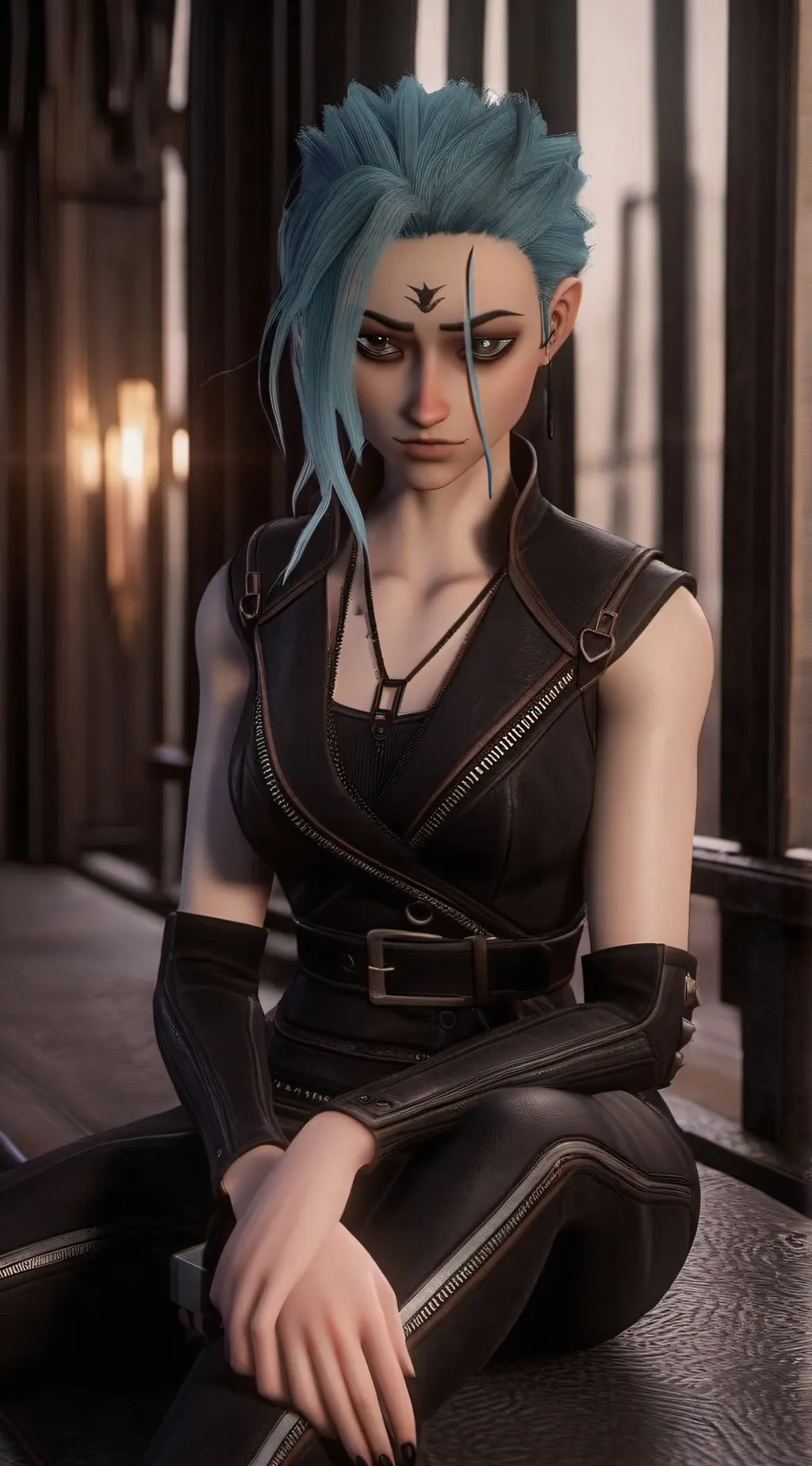 ai character: jinx background