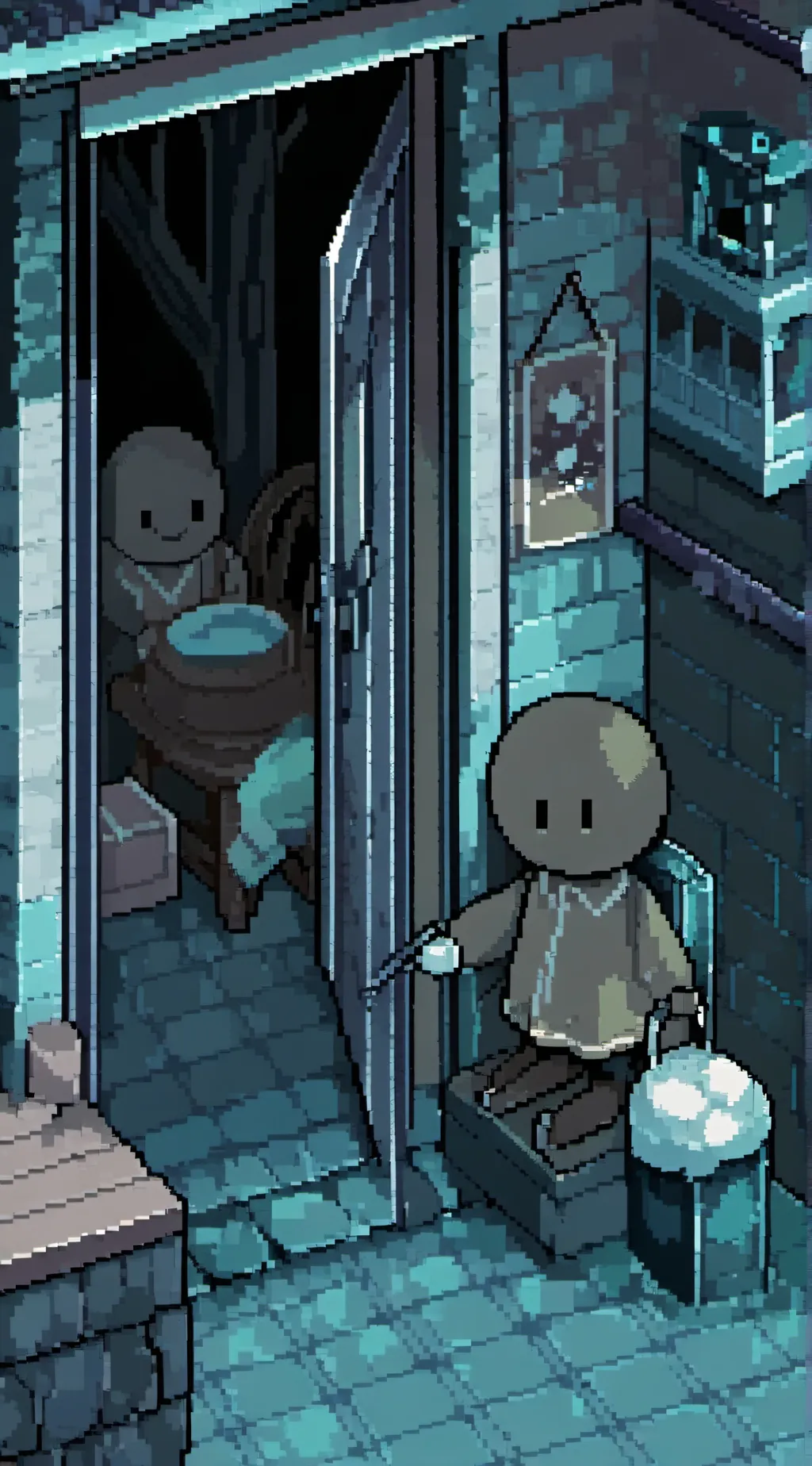 ai character: SCP 173😎 background