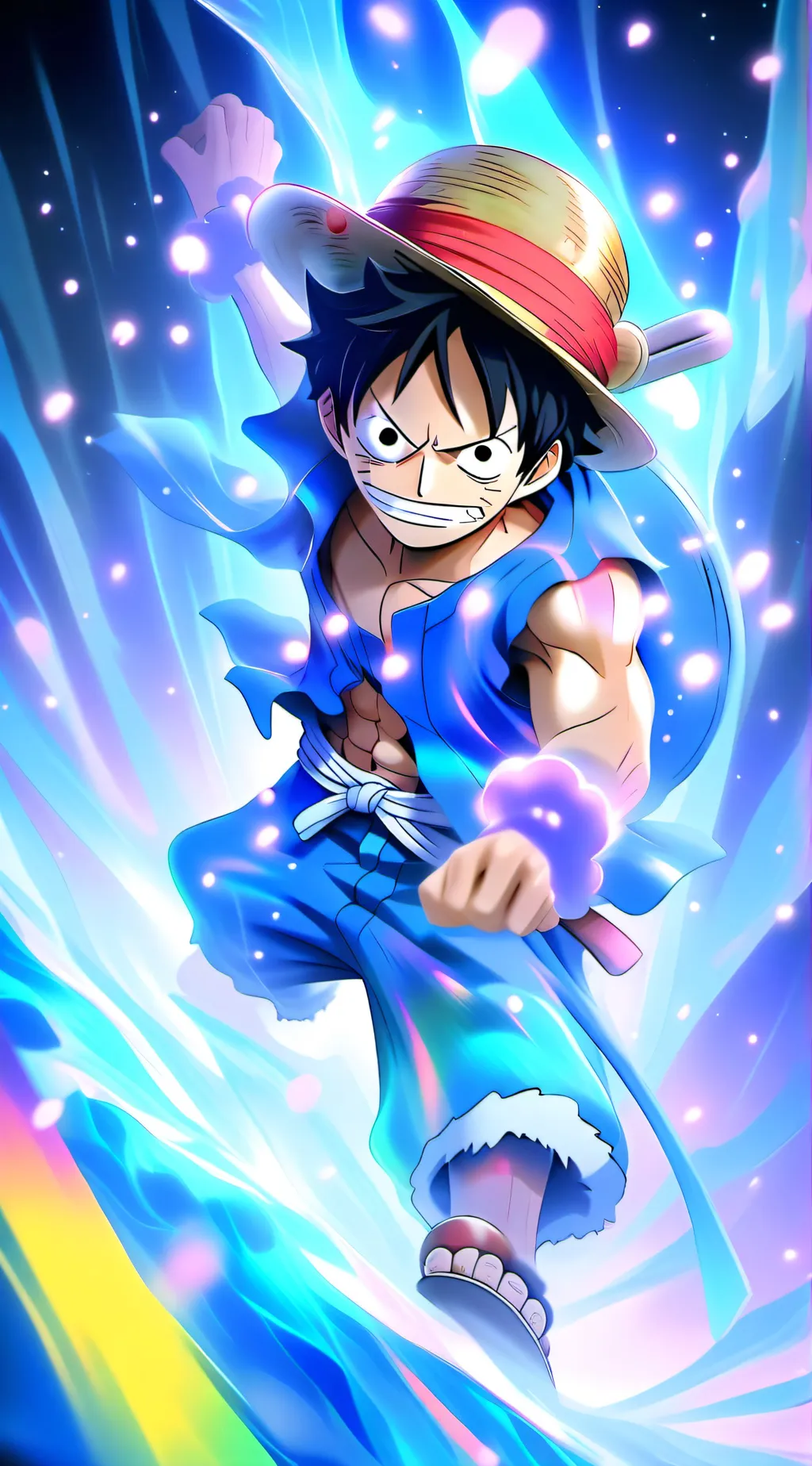 ai character: Luffy background