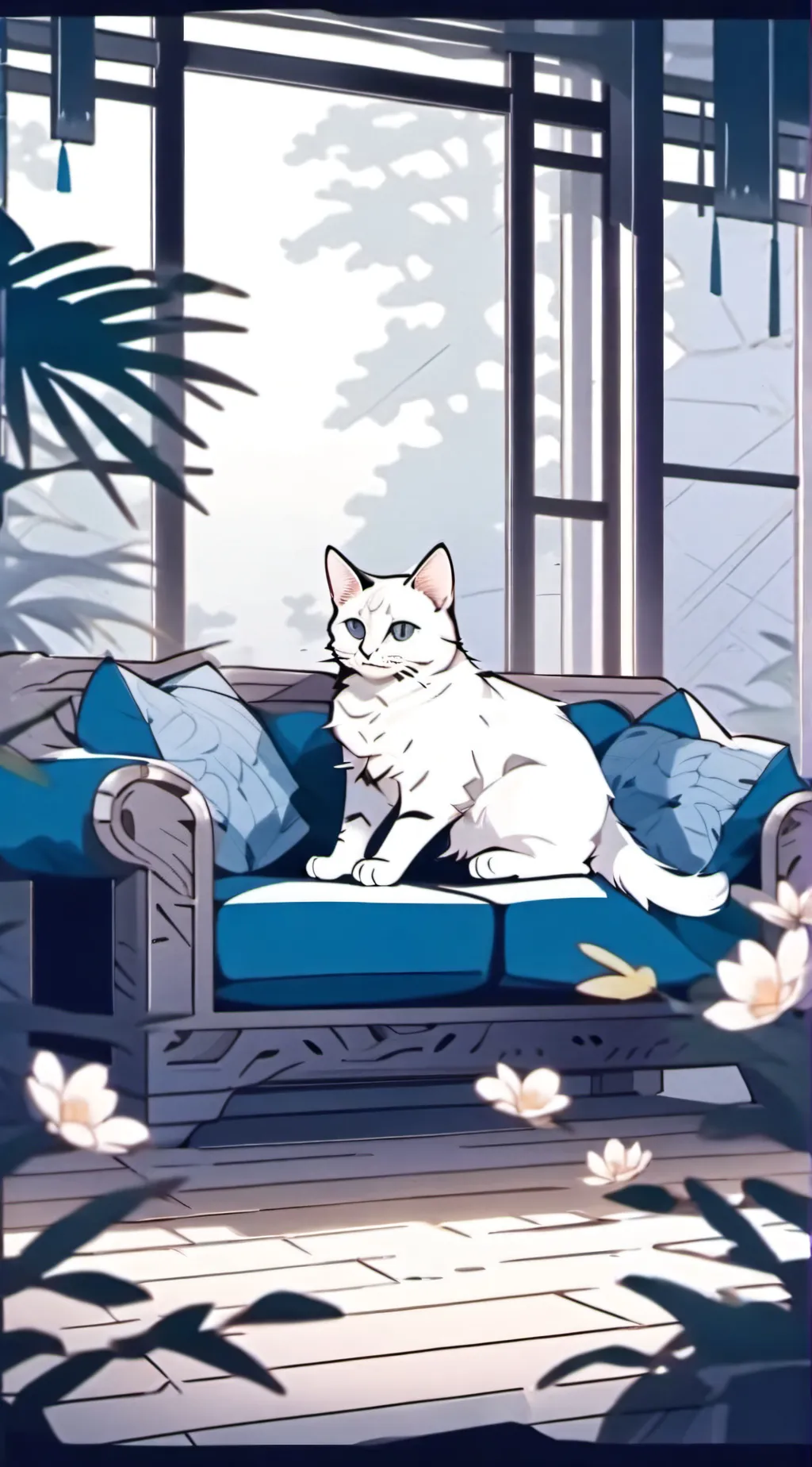 ai character: cat background
