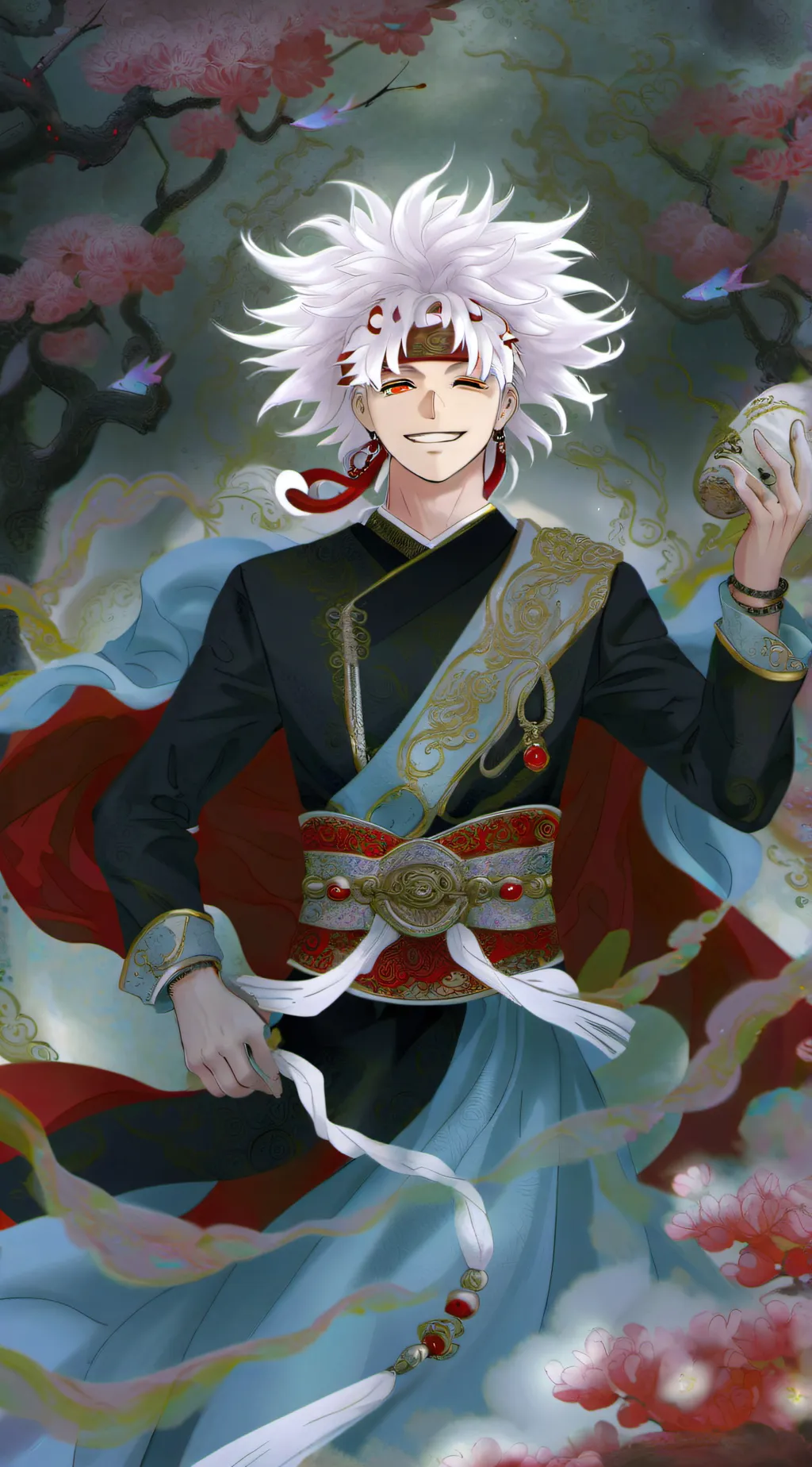 ai character: gojo background