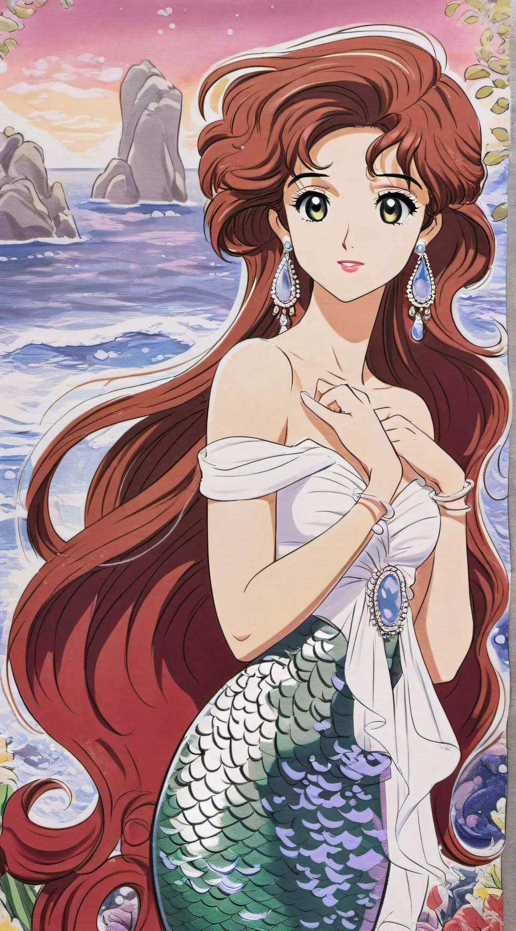 ai character: Ariel background
