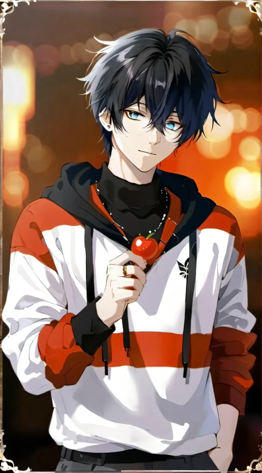 ai character: Theo background