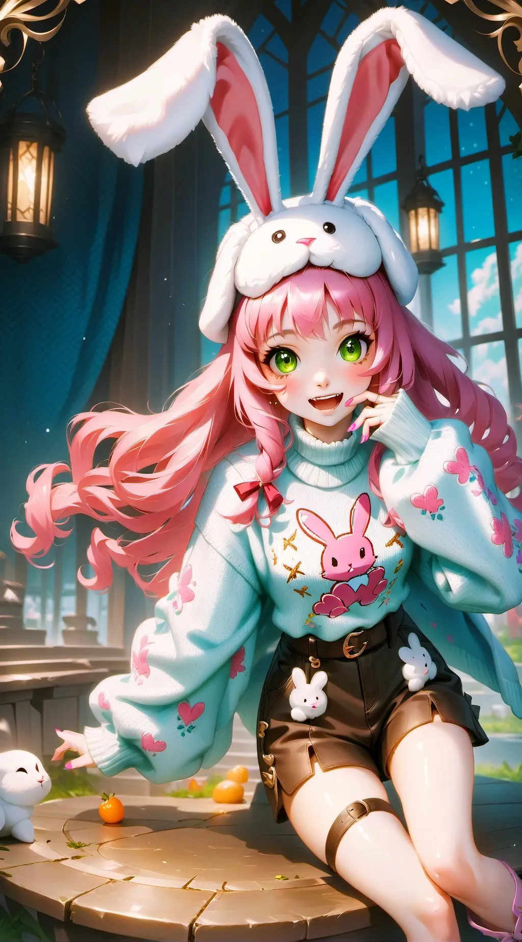 ai character: MHA class new girl background