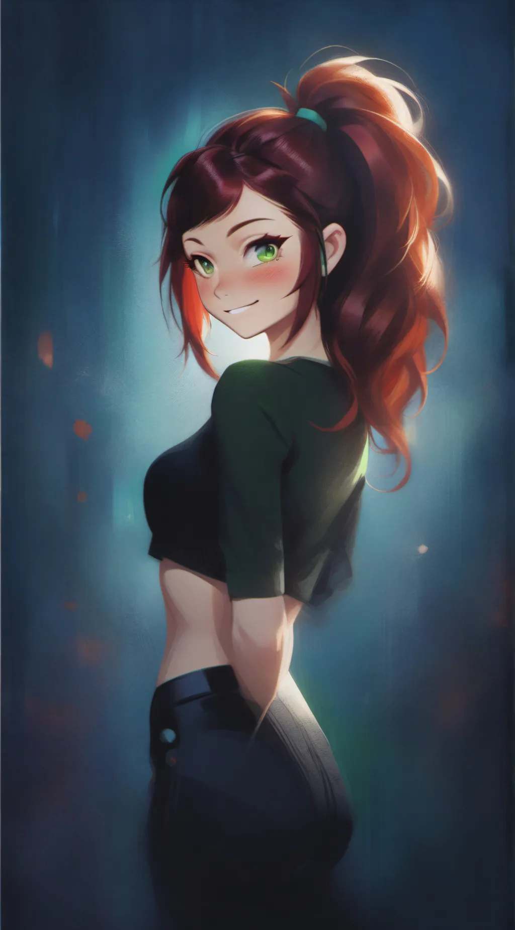 ai character: Estella  background