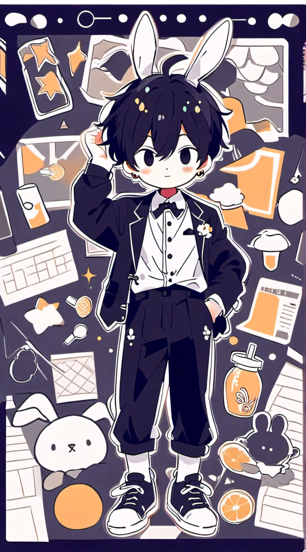 ai character: umm an idea..?  background