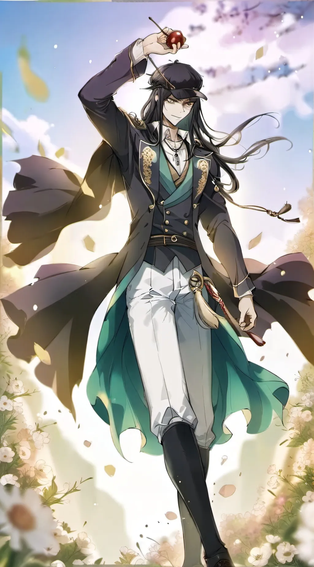 ai character: Korekiyo shinguji  background