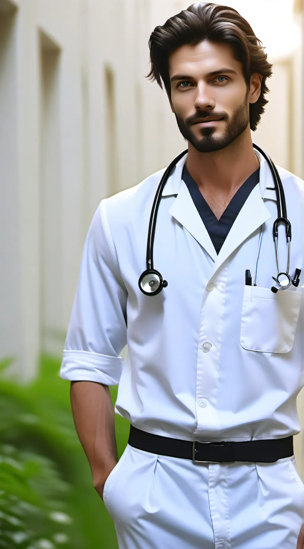 ai character: leo background