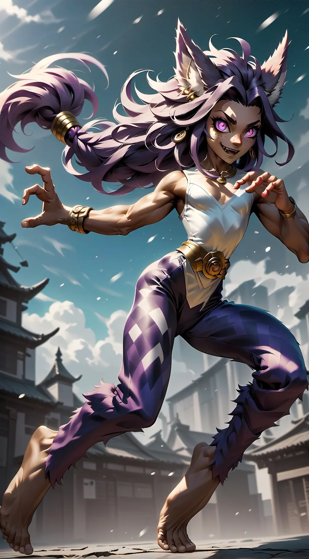 ai character: Zoralle. background