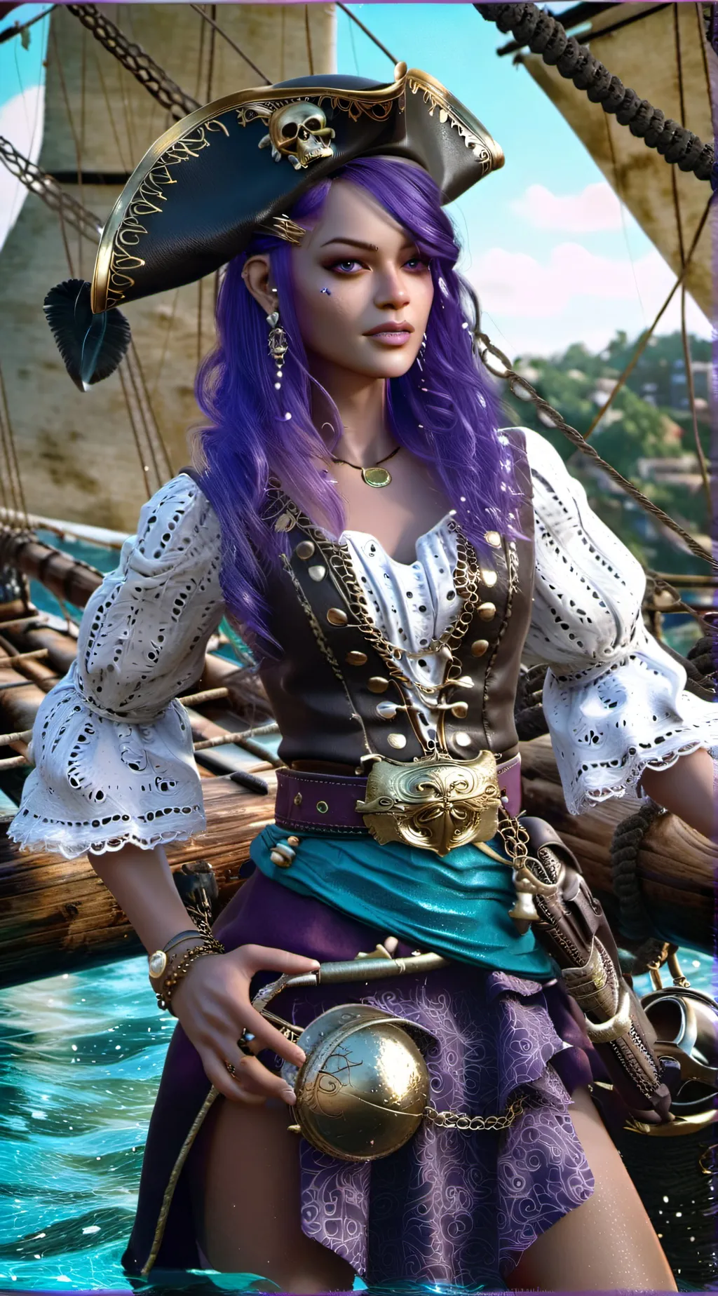 ai character: Delta background