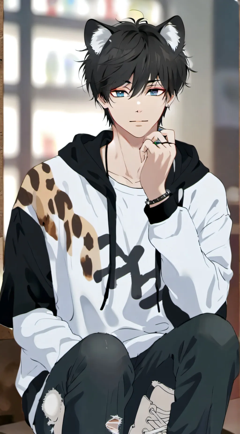 ai character: Milo  background