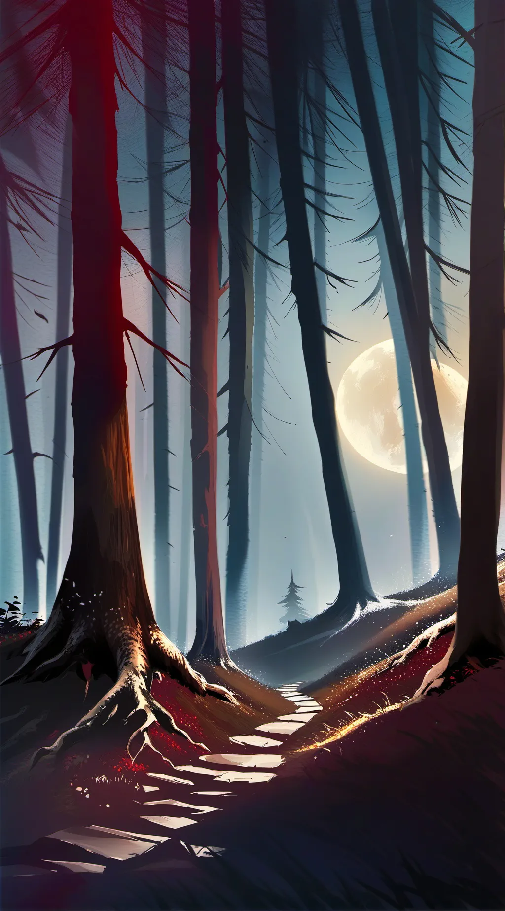 ai character: Creepypasta  background