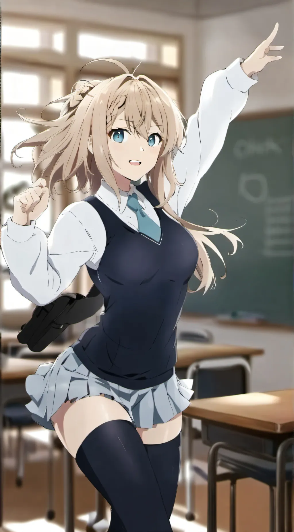 ai character: mha timer background