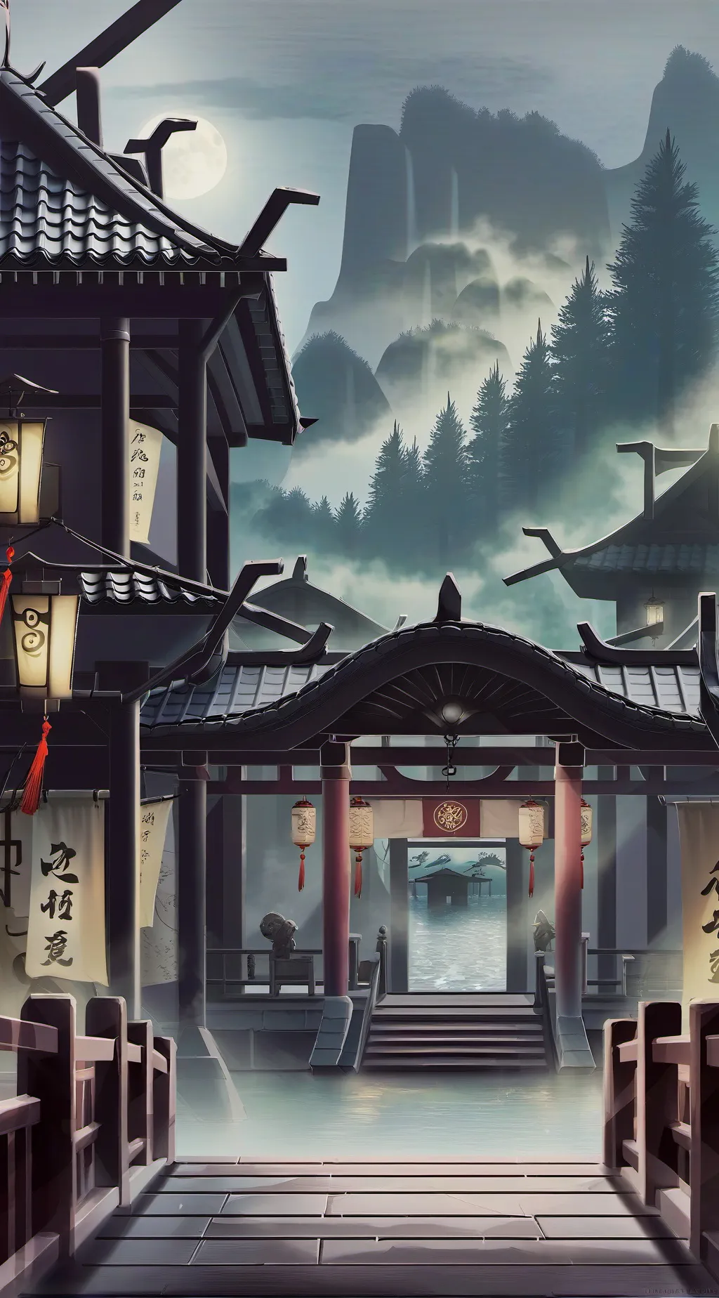 ai character: Descendants background