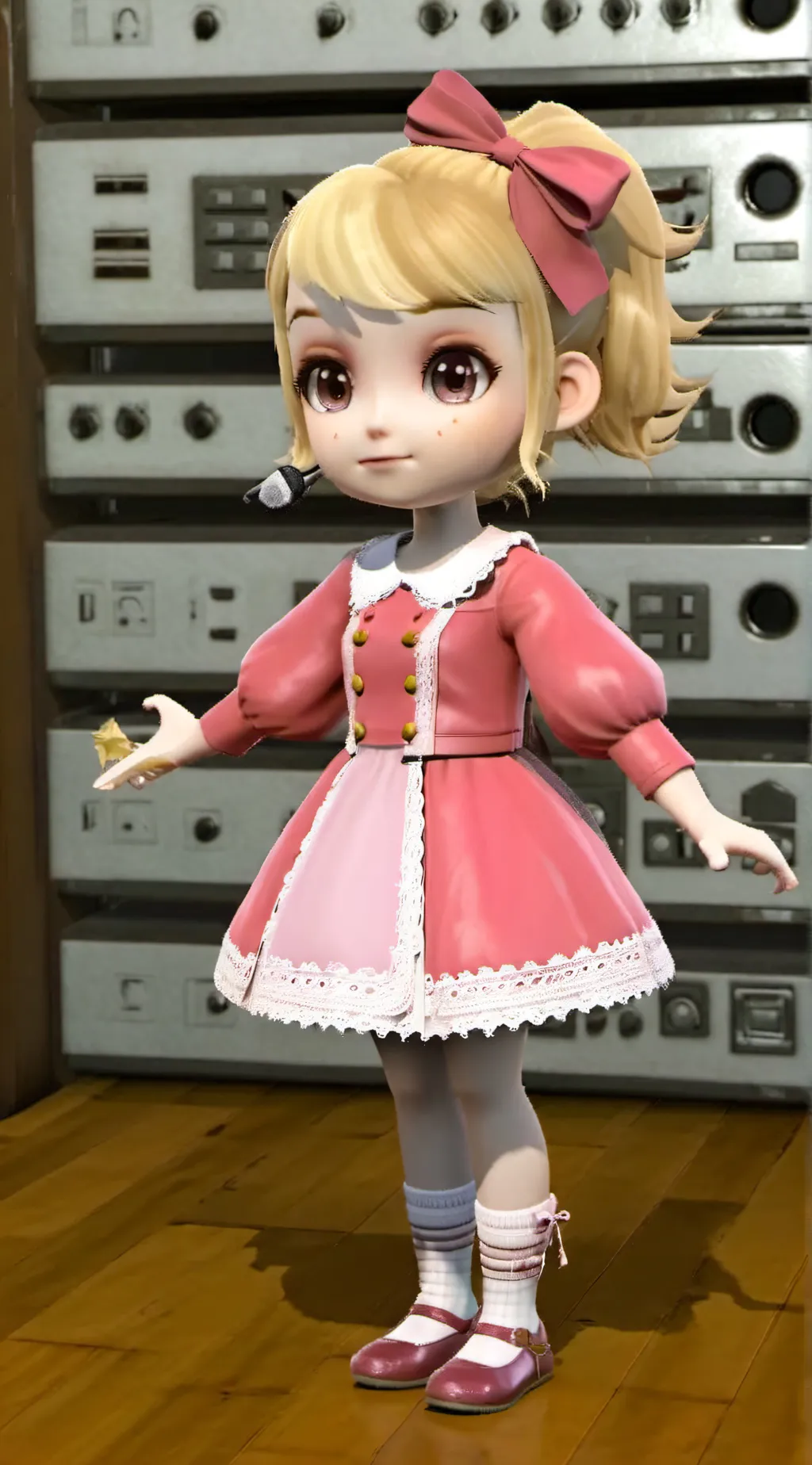 ai character: Party Penny  background