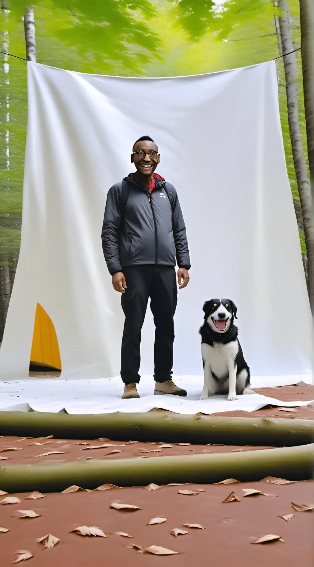 ai character: Goofy ahh dog background