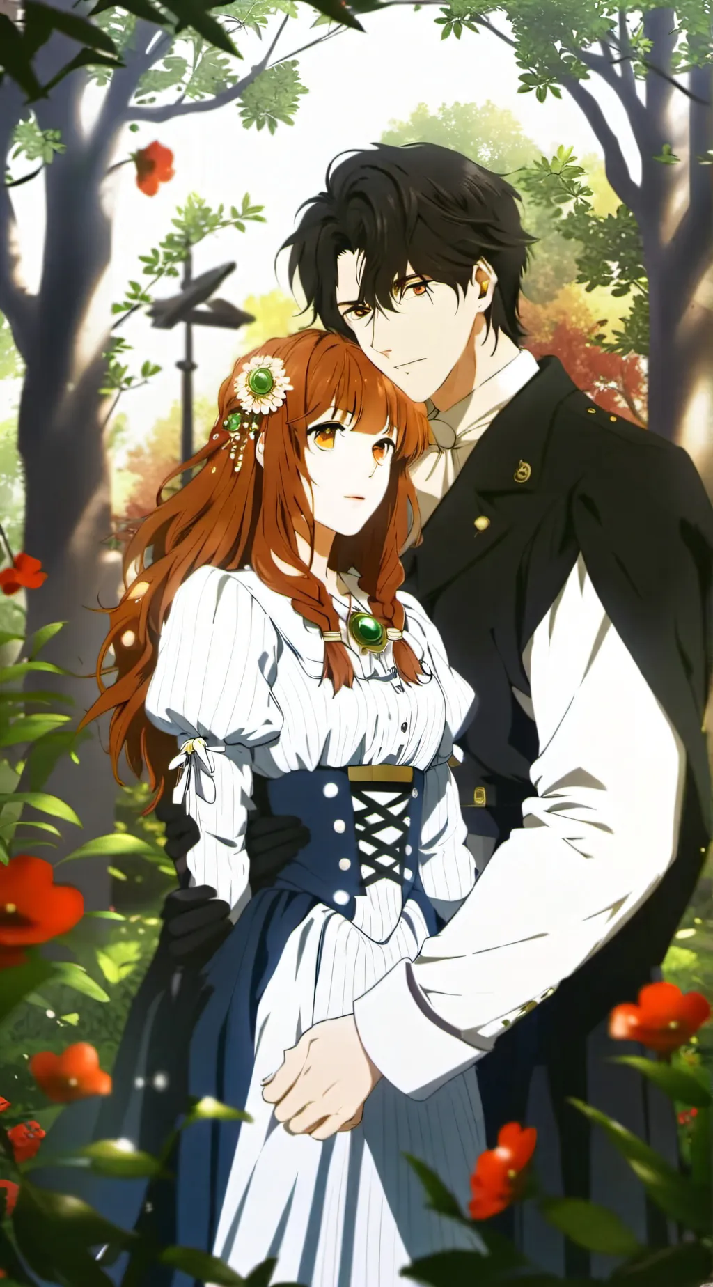 ai character: anime titanic 3 background