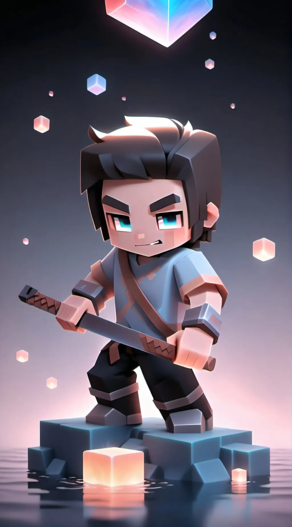 ai character: Herobrine background