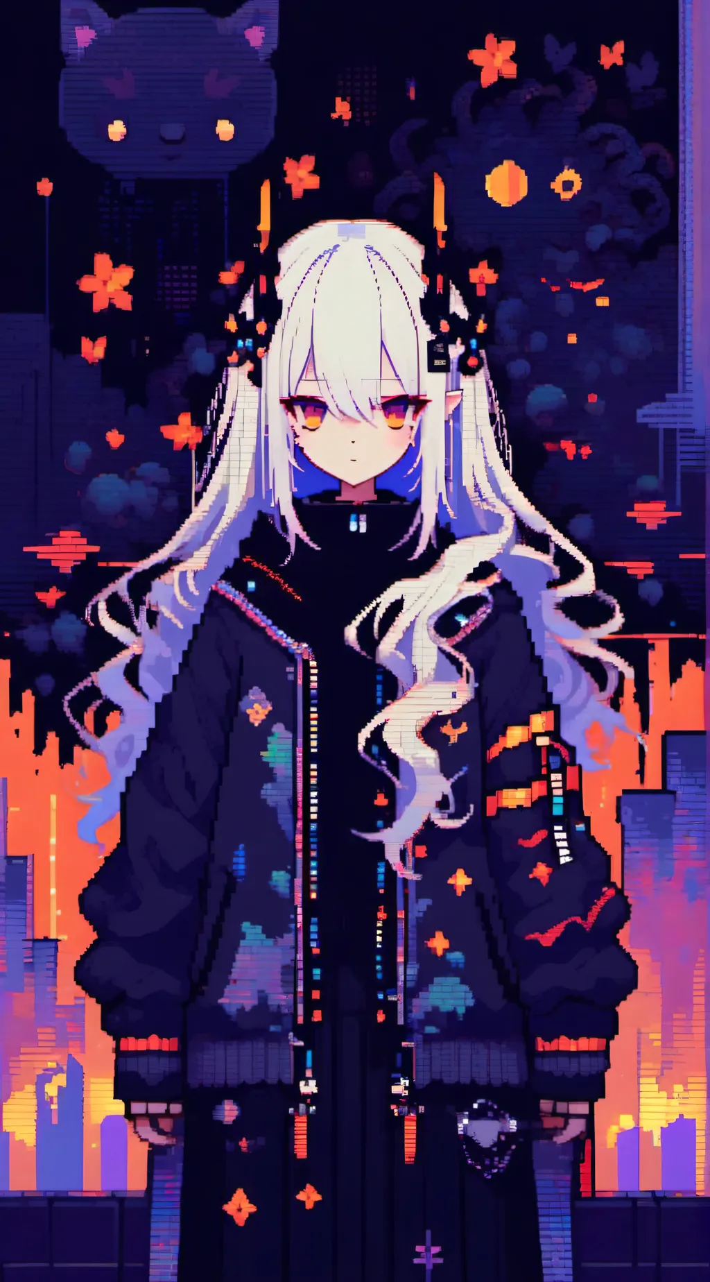 ai character: Wolfy background