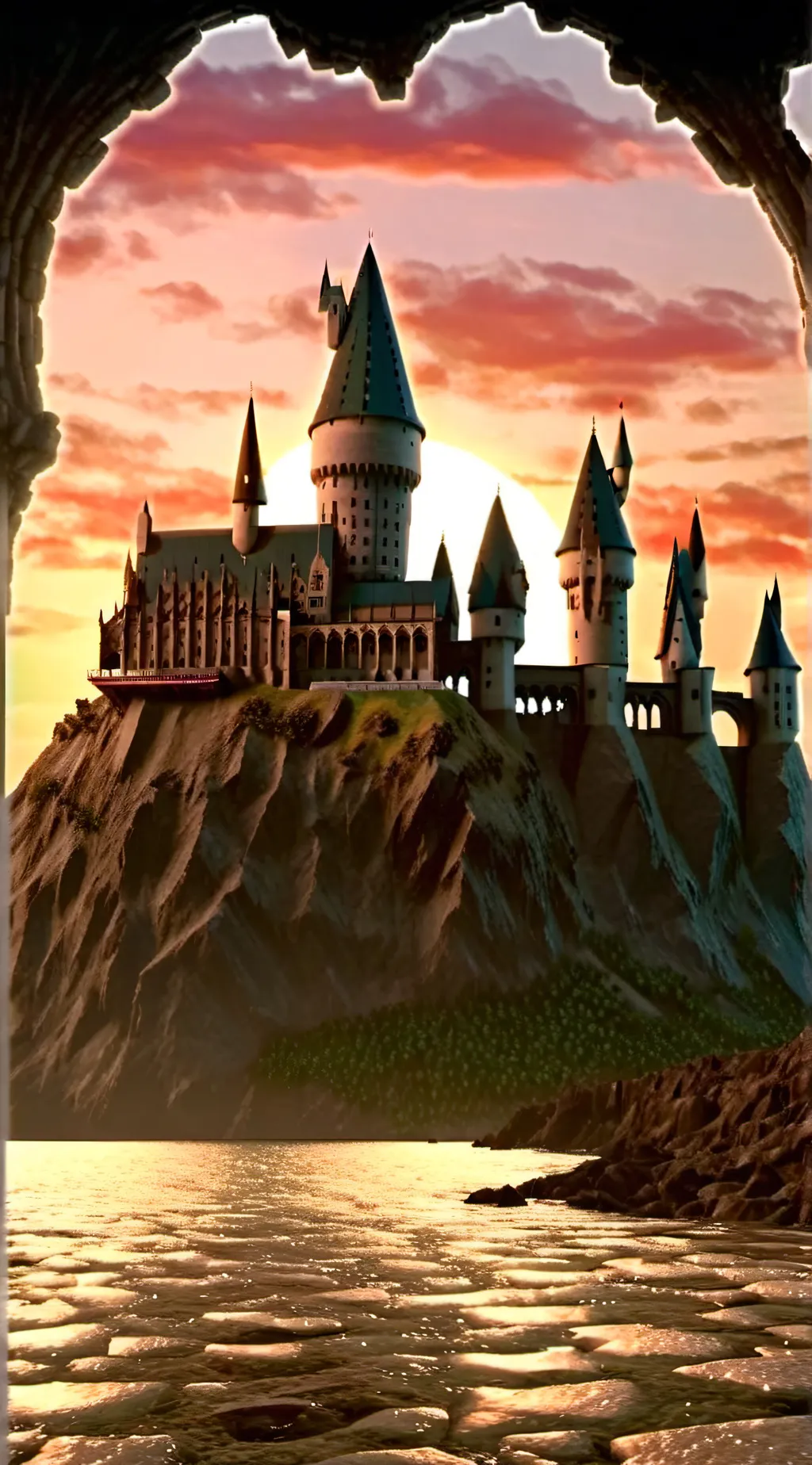 ai character: Hogwarts  background
