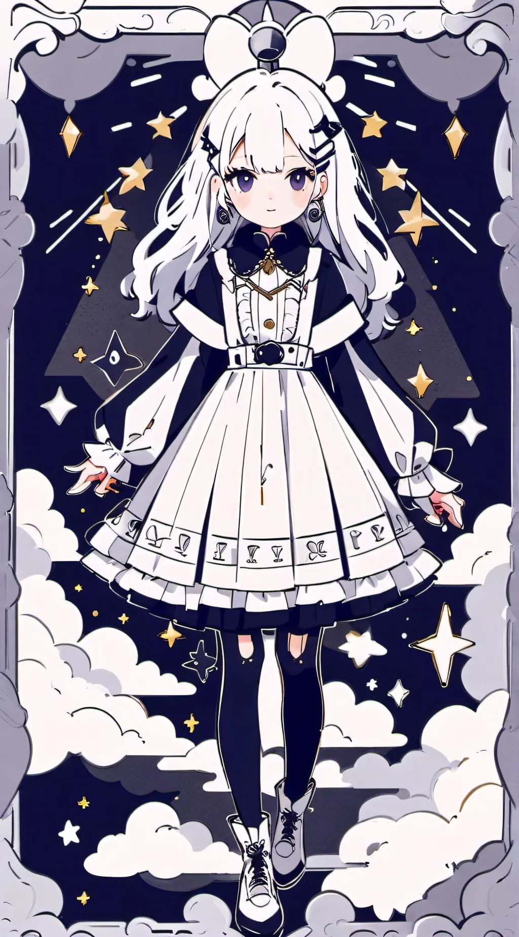 ai character: Hi background