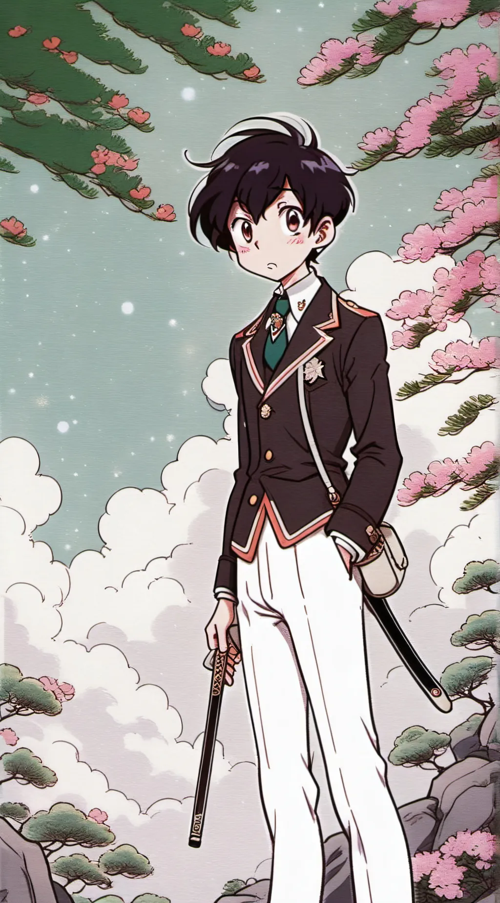 ai character: Christian.}. background