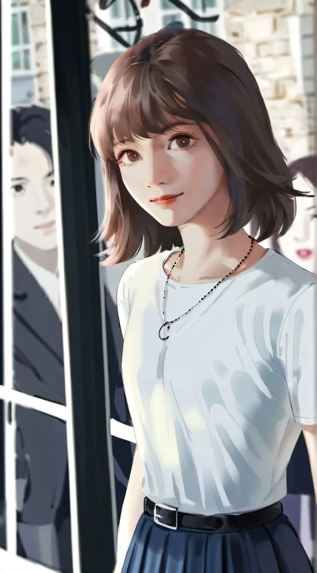 ai character: Luna background