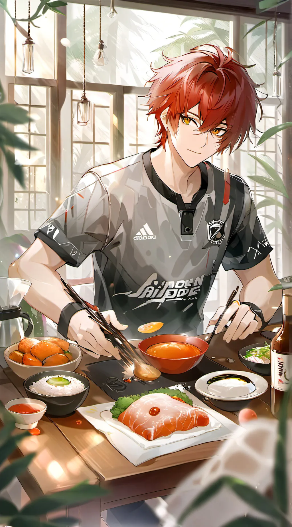 ai character: Hunter background