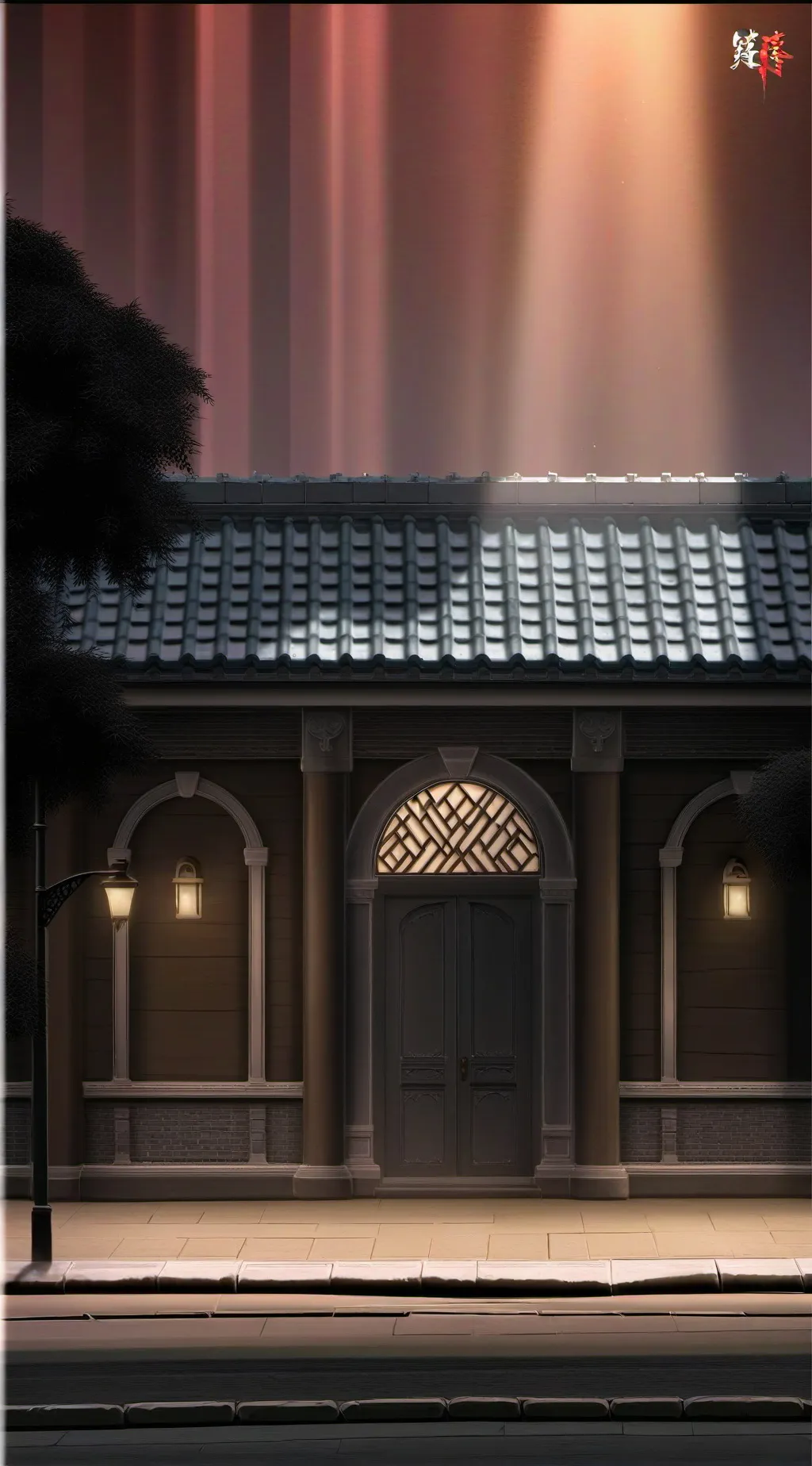 ai character: Horror background