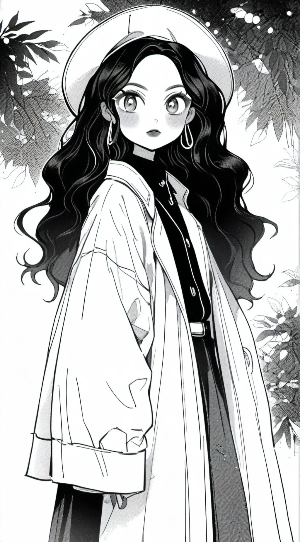 ai character: mary blue background