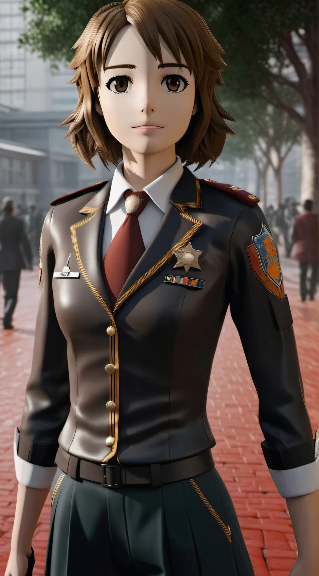 ai character: highschool sim background