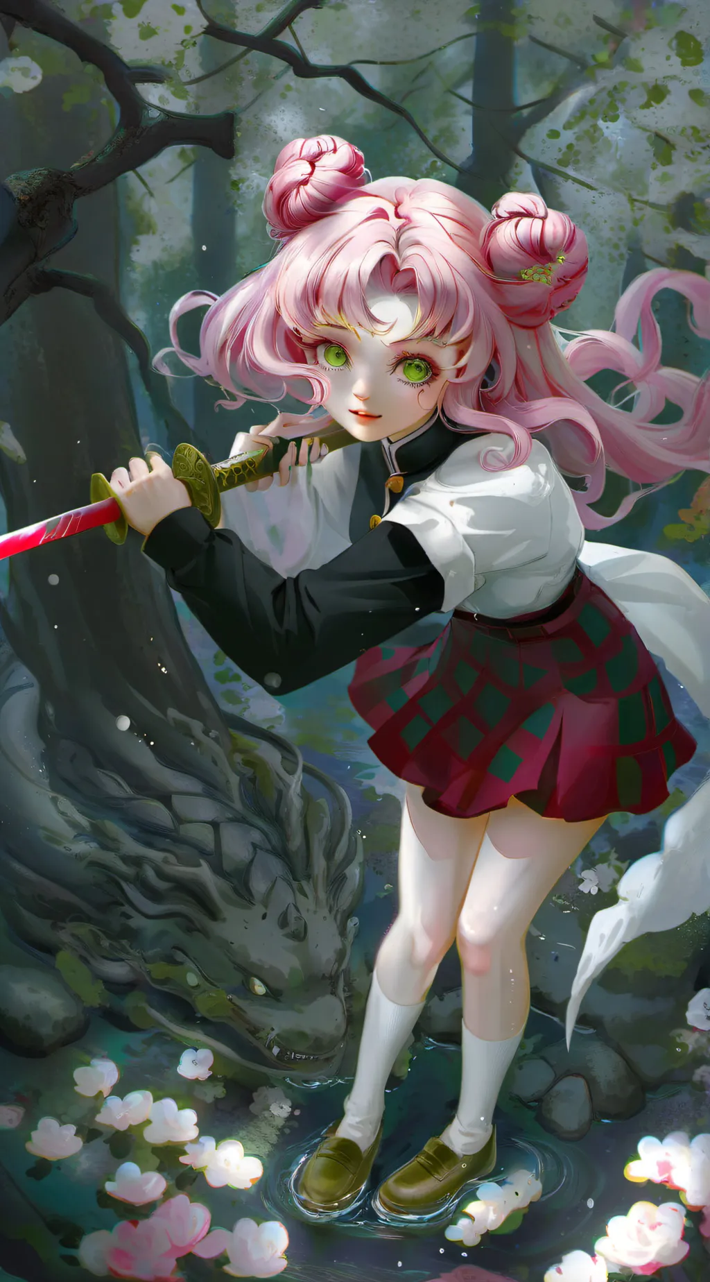 ai character: mitsuri kanroji background