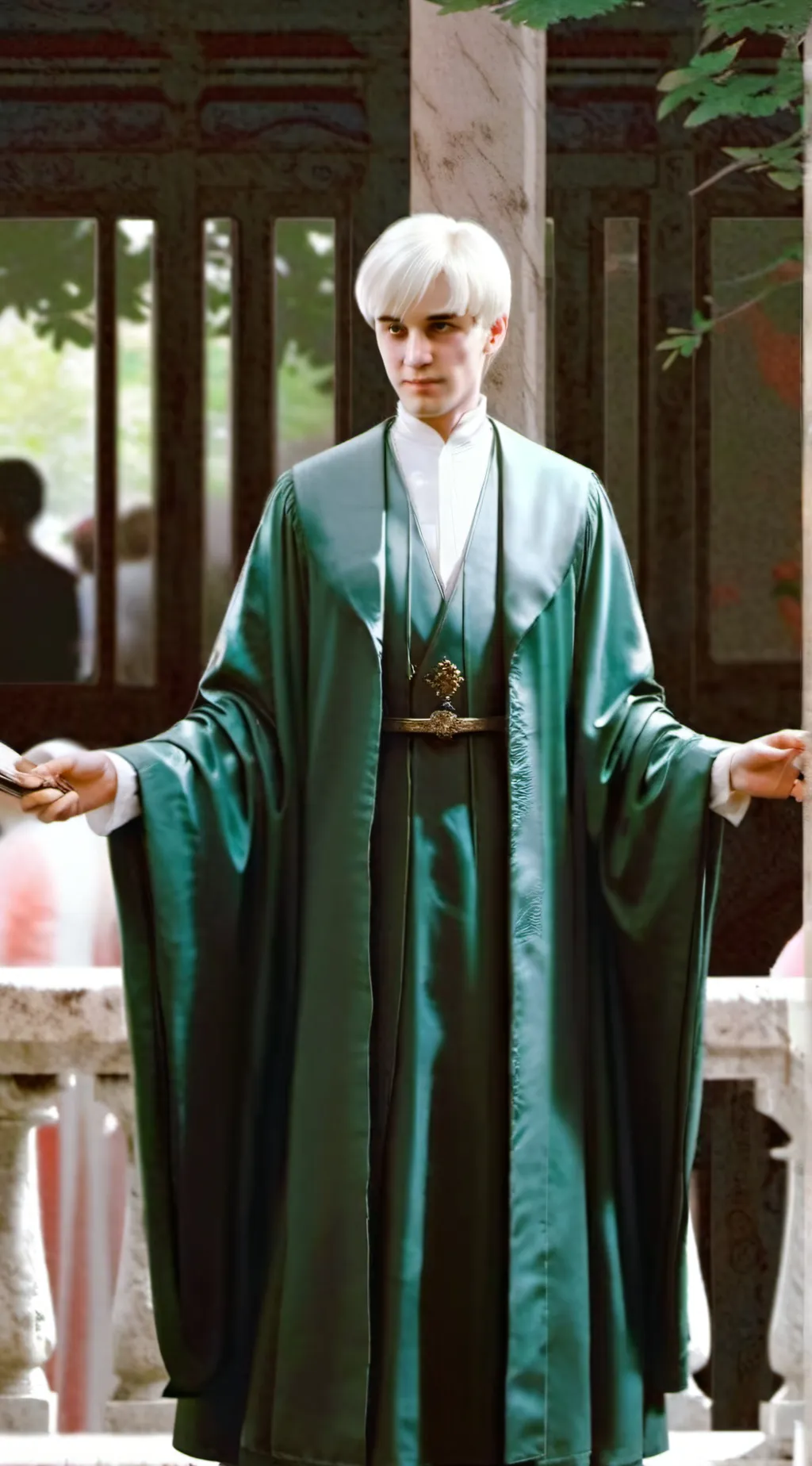 ai character: Hogwarts  background