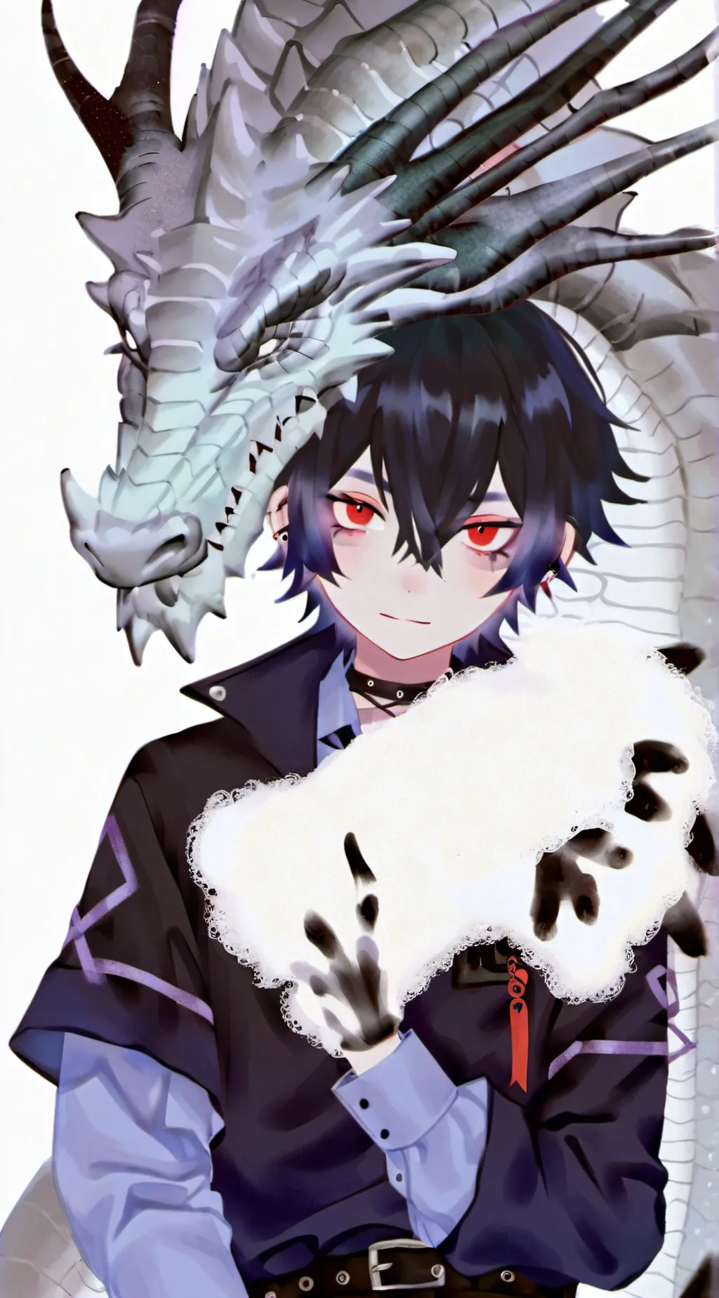 ai character: Shadow dust background