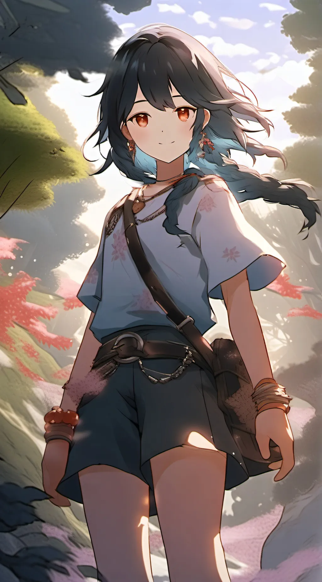 ai character: hh road trip background