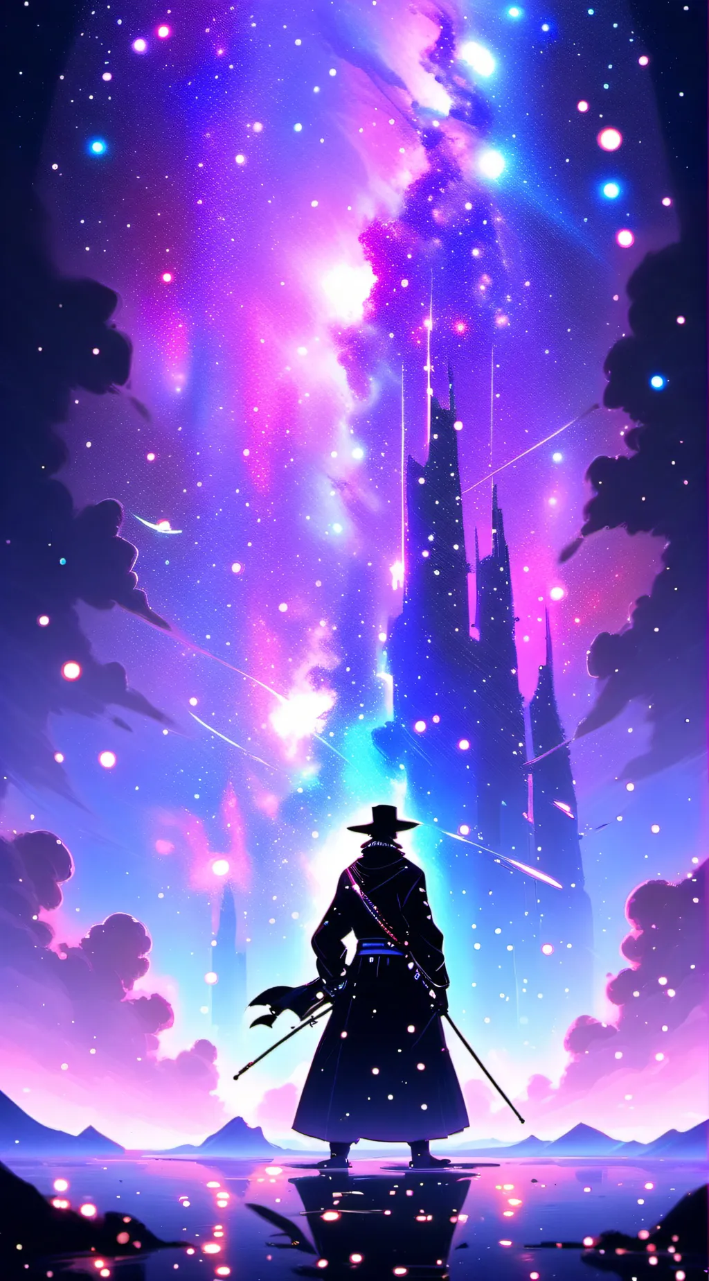 ai character: MHA-in space background