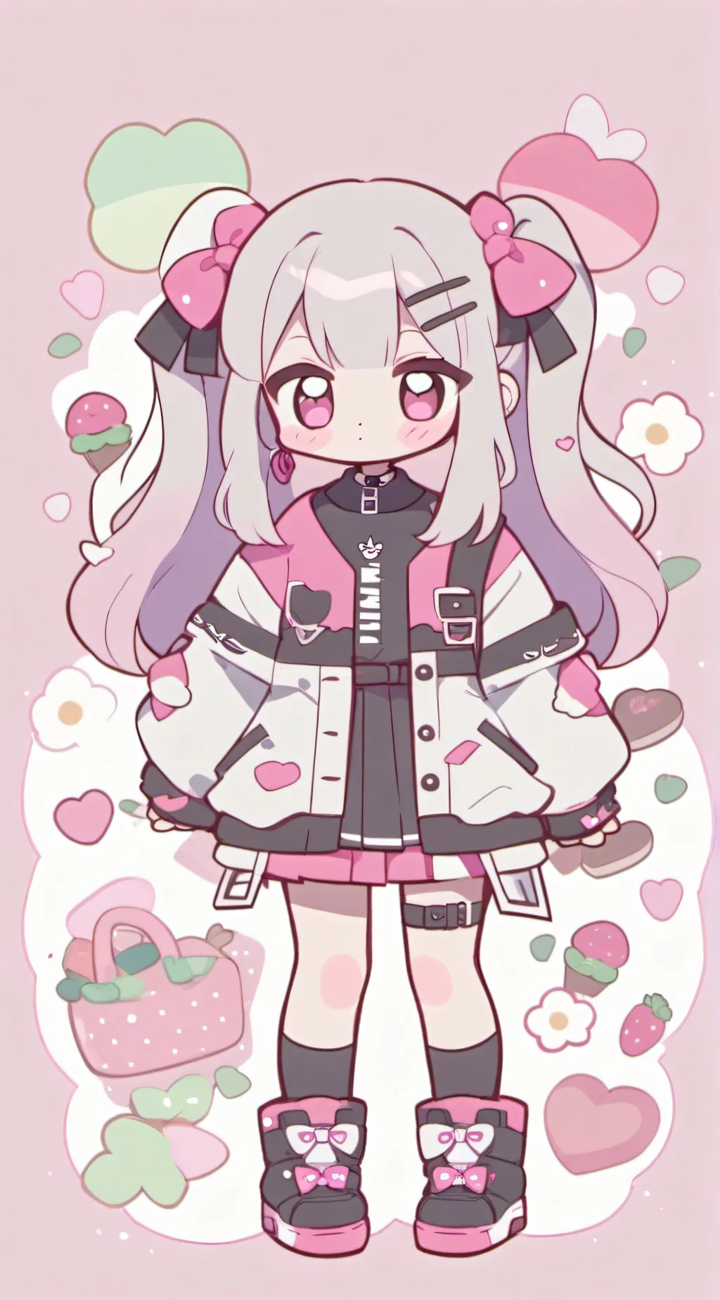 ai character: BlackPink background