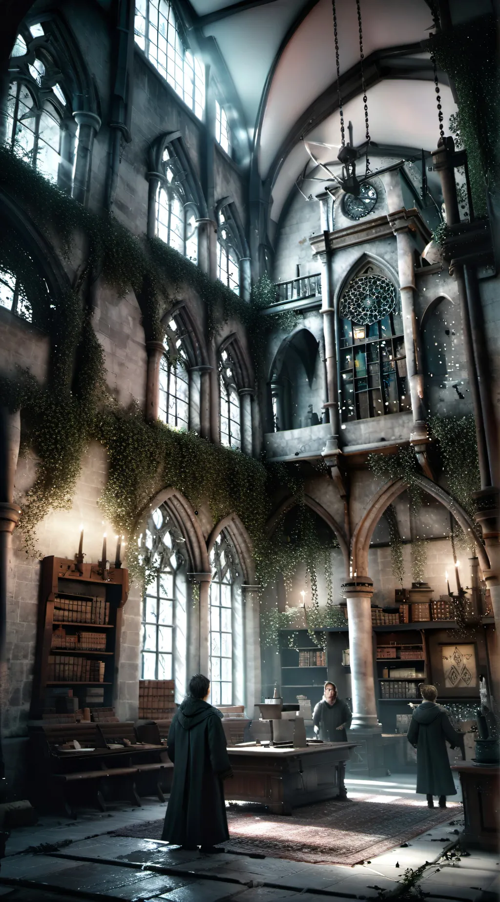 ai character: hogwarts  background