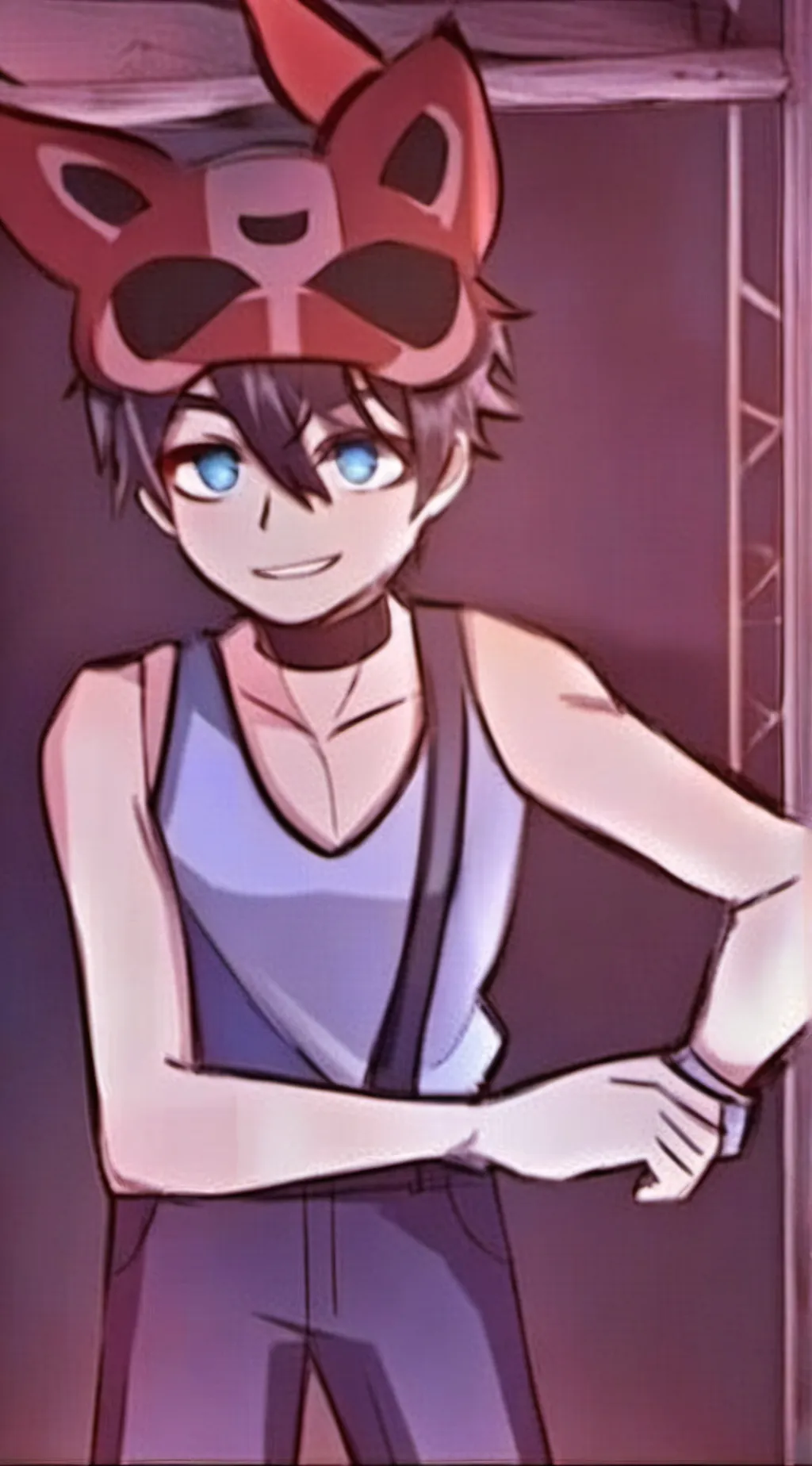 ai character: Micheal afton  background