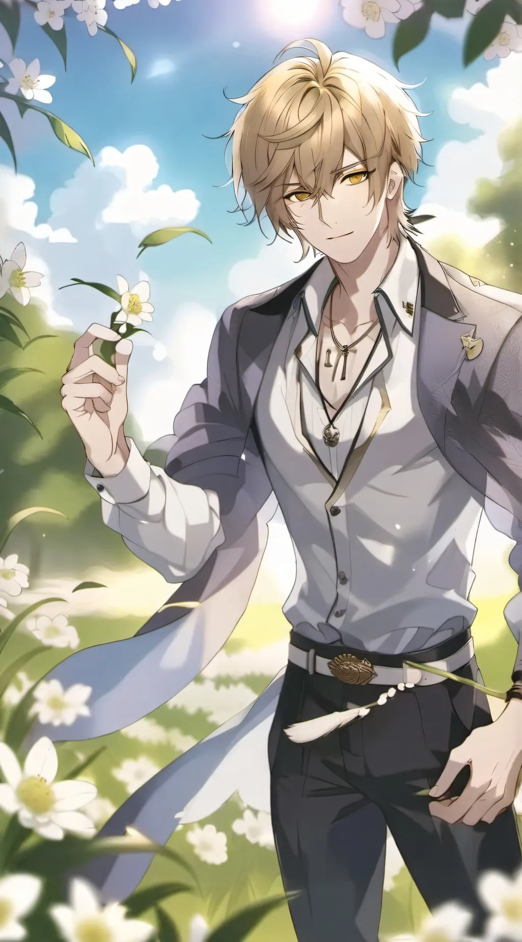 ai character: leon background