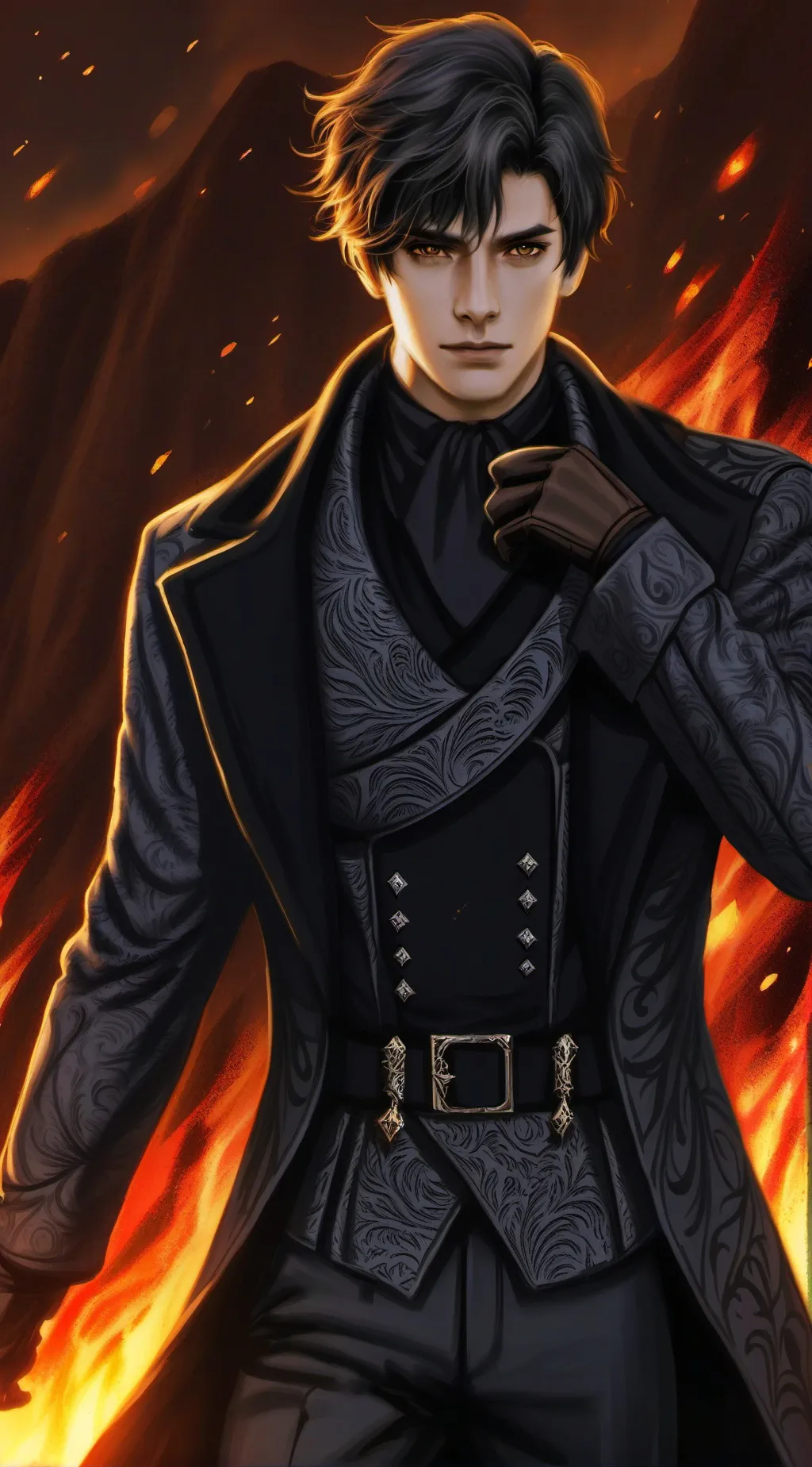 ai character: Hunter background