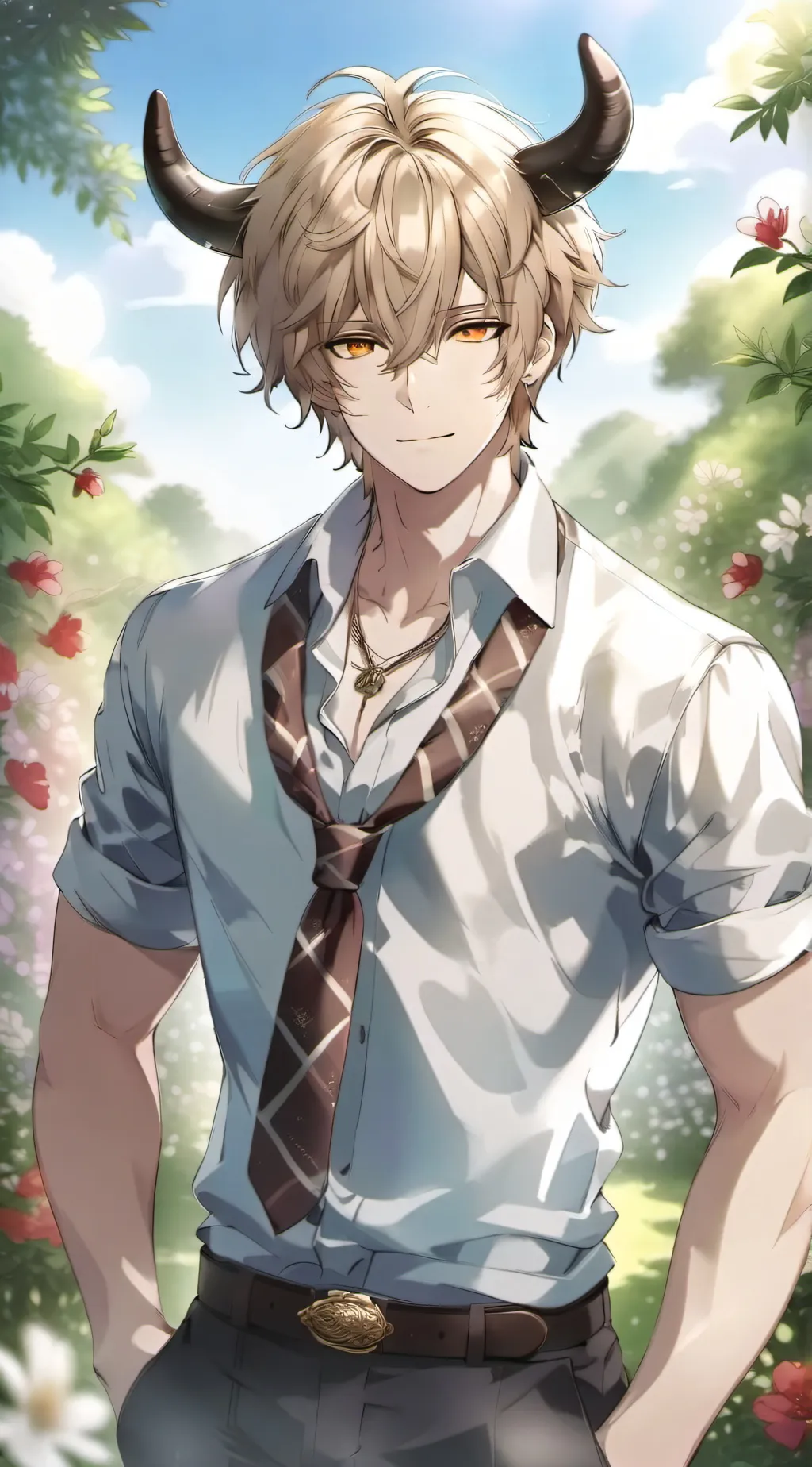 ai character: Trever  background