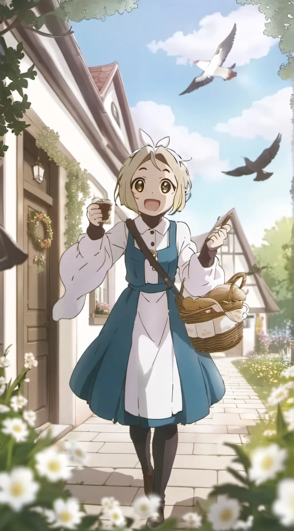 ai character: Lina  background