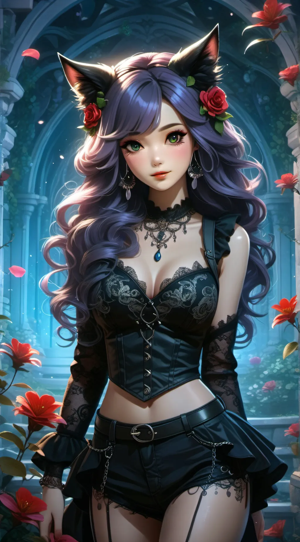 ai character: Miku background